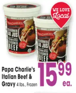 Jewel-Osco Papa Charlie's Italian Beef & Gravy offer