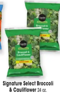 Jewel-Osco Signature Select Broccoli & Cauliflower offer