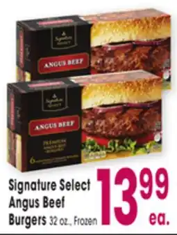 Jewel-Osco Signature Select Angus Beef Burgers offer