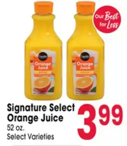 Jewel-Osco Signature Select Orange Juice offer