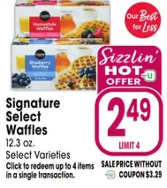 Jewel-Osco Signature Select Waffles offer
