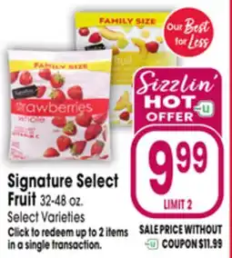Jewel-Osco Signature Select Fruit offer