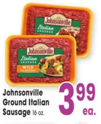 Jewel-Osco Johnsonville Ground Italian Sausage offer