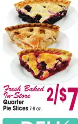 Jewel-Osco Quarter Pie Slices offer