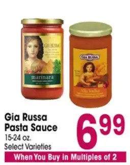 Jewel-Osco Gia Russa Pasta Sauce offer