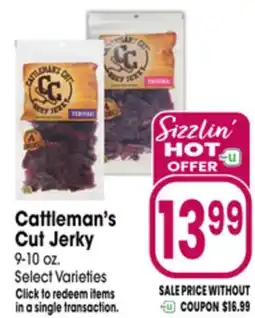 Jewel-Osco Cattleman's Cut Jerky offer