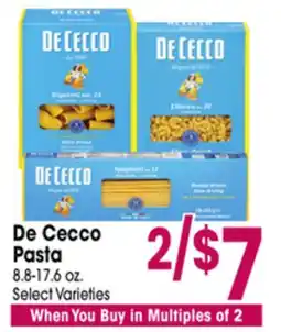 Jewel-Osco De Cecco Pasta offer