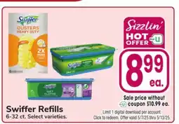 Jewel-Osco Swiffer Refills offer