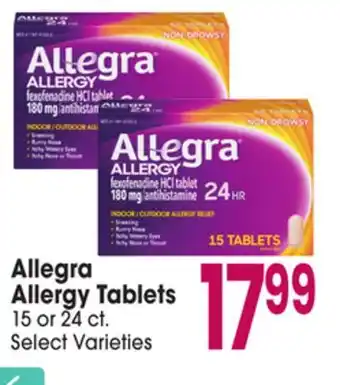 Jewel-Osco Allegra Allergy Tablets offer