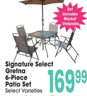 Jewel-Osco Signature Select Gretna Gretna 6-Piece 6-Piece Patio Set offer