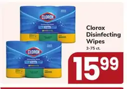 Jewel-Osco Clorox Disinfecting Wipes offer