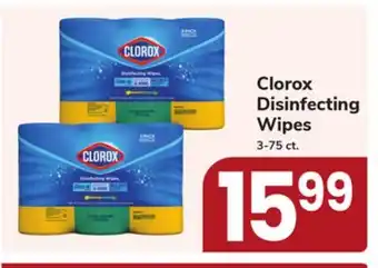 Jewel-Osco Clorox Disinfecting Wipes offer