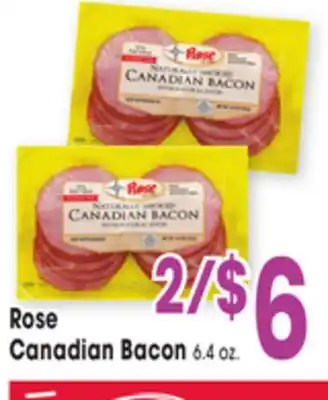 Jewel-Osco Rose Canadian Bacon offer