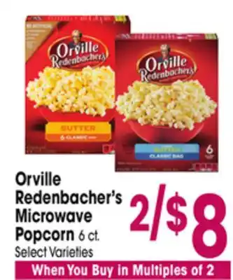 Jewel-Osco Orville Redenbacher's Microwave Popcorn offer