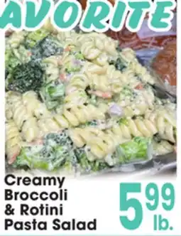 Jewel-Osco Creamy Broccoli & Rotini Pasta Salad offer