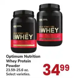 Jewel-Osco Optimum Nutrition Whey Protein Powder offer