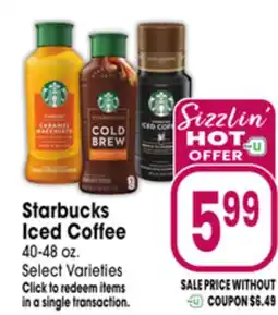 Jewel-Osco Starbucks Iced Coffee offer