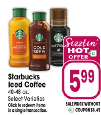 Jewel-Osco Starbucks Iced Coffee offer