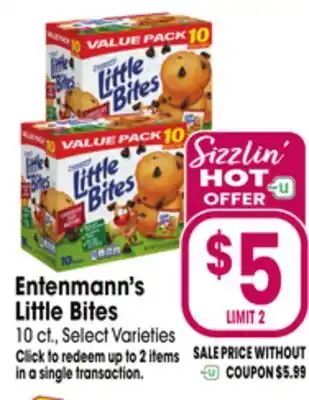 Jewel-Osco Entenmann's Little Bites offer