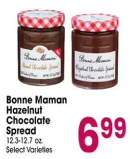 Jewel-Osco Bonne Maman Hazelnut Chocolate Spread offer