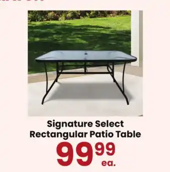 Jewel-Osco Signature Select Rectangular Patio Table offer