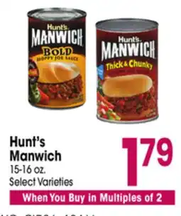 Jewel-Osco Hunt's Manwich offer