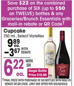 Jewel-Osco Cupcake offer