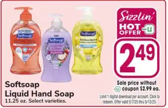 Jewel-Osco Softsoap Liquid Hand Soap offer