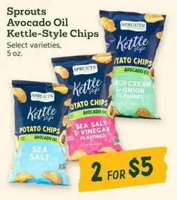 Sprouts Farmers Market Sprouts avocado oil kettle-style chips offer
