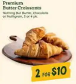 Sprouts Farmers Market Premium butter croissants offer