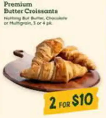 Sprouts Farmers Market Premium butter croissants offer