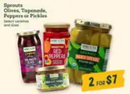 Sprouts Farmers Market Sprouts olives, tapenade, peppers or pickles offer