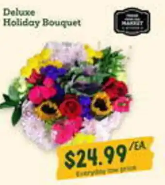 Sprouts Farmers Market Deluxe holiday bouquet offer