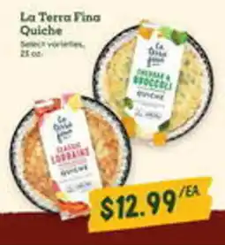 Sprouts Farmers Market La terra fina quiche offer