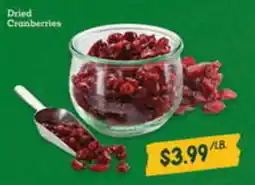 Sprouts Farmers Market Dried cranberries offer