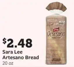 Fareway Sara lee artesano bread offer