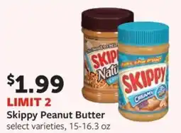 Fareway Skippy peanut butter offer