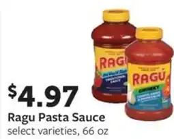 Fareway Ragu pasta sauce offer