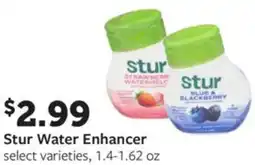 Fareway Stur water enhancer offer
