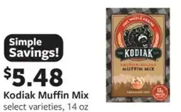 Fareway Kodiak muffin mix offer