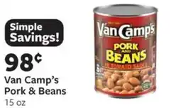 Fareway Van camp's pork & beans offer