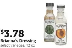 Fareway Brianna's dressing offer