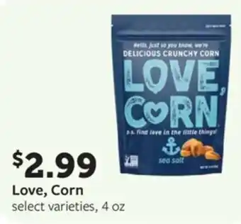 Fareway Love, corn offer