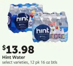 Fareway Hint water offer