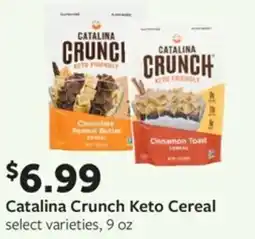 Fareway Catalina crunch keto cereal offer