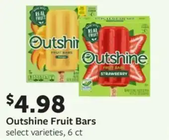 Fareway Outshine fruit bars offer