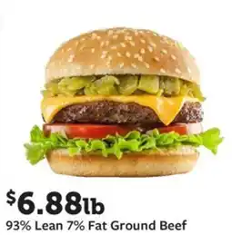 Fareway 93% lean 7% fat ground beef offer