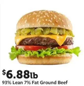Fareway 93% lean 7% fat ground beef offer