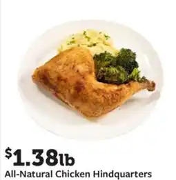 Fareway All-natural chicken hindquarters offer