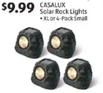 Aldi Casalux solar rock lights offer